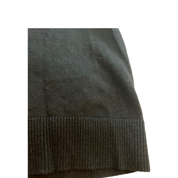 WAYF Black Wool Blend Turtleneck Mini Sweater Dress Size Small - Picture 6 of 11